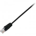V7 Black Cat6 Unshielded (UTP) Cable RJ45 Male to RJ45 Male 0.5m 1.6ft V7CAT6UTP-50C-BLK-1E