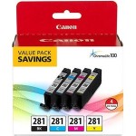 Canon Black, Cyan, Magenta & Yellow 4 Ink Pack 2091C005