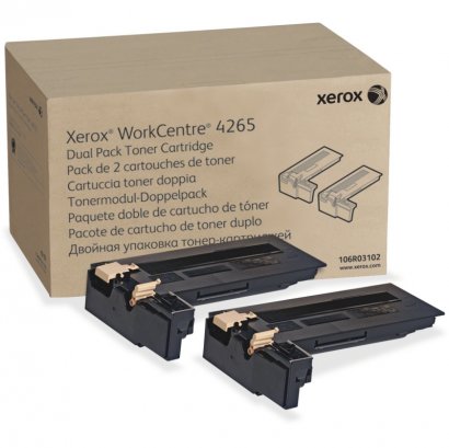 Xerox Black Dual Capacity Toner Cartridge, WorkCentre 4265 (50,000 Pages) 106R03102