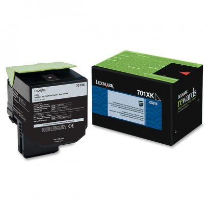 Lexmark Black Extra High Yield Return Program Toner Cartridge 70C1XK0