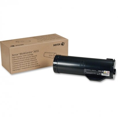 Xerox Black High Capacity Toner Cartridge, WorkCentre 3655 (14,400 Pages) 106R02738