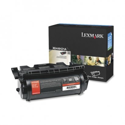 Lexmark Black High Yield Toner Cartridge X644H21A