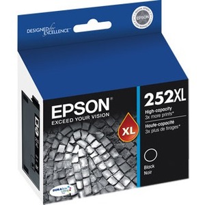 Epson Black Ink Cartridge, High Capacity (T120) T252XL120-S
