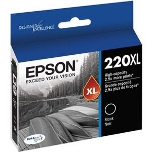 Epson Black Ink Cartridge, High Capacity (T120) T220XL120-S