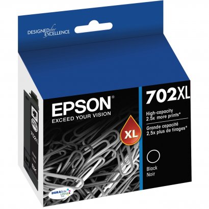 Epson Black Ink Cartridge, High-capacity T702XL120-S