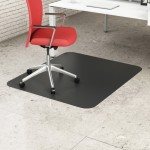 Black Mat EconoMa 46" x 60" Rectangle-Hard Floor CM21442FBLK