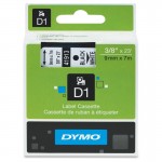 Dymo Black on White D1 Label Tape 41913