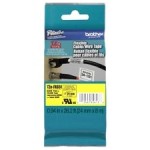 Brother Black on yellow Flexible Label Tape TZE-FX651