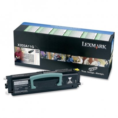 Lexmark Black Return Program Toner Cartridge X203A11G