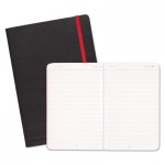 Black n' Red Black Soft Cover Notebook, Wide/Legal Rule, Black Cover, 8.25 x 5.75, 71 Sheets JDK400065000