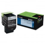 Lexmark Black Standard Yield Return Program Toner Cartridge 80C1SK0