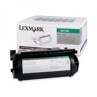 Lexmark Black Toner Cartridge 12A7465