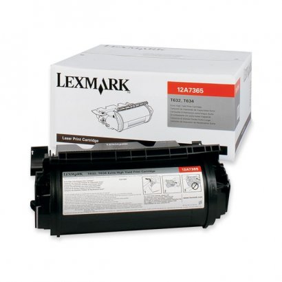 Lexmark Black Toner Cartridge 12A7365