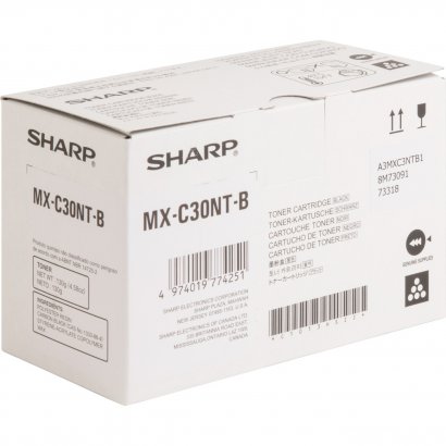 Sharp Black Toner Cartridge MXC30NTB