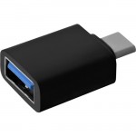 V7 Black USB Adapter USB-C Male to USB 3.1 Female V7U3C2A-BLK-1E
