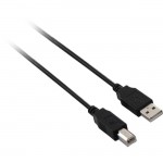 V7 Black USB Cable USB 2.0 A Male to USB 2.0 B Male 2m 6.6ft V7E2USB2AB-1