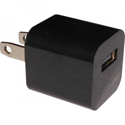 4XEM Black USB Wall Charger 4XUSB1ACHARGERB