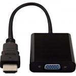 V7 Black Video Adapter HDMI Male to VGA Female CBLHDAVBLK-1E
