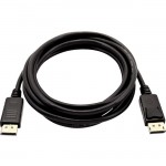 V7 Black Video Cable DisplayPort Male to DisplayPort Male 3m 10ft V7DP2DP-03M-BLK-1E