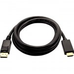 V7 Black Video Cable DisplayPort Male to HDMI Male 3m 10ft V7DP2HD-03M-BLK-1E
