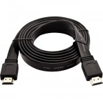 V7 Black Video Cable HDMI Male to HDMI Male 2m 6.6ft V7HDMI4FL-02M-BK-1E