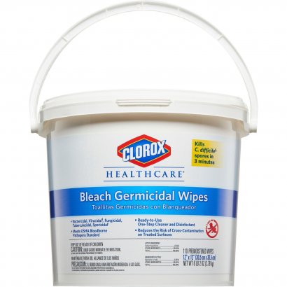 Clorox Healthcare Bleach Germicidal Wipes 30358BD