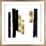 Lorell Blocks Design Framed Abstract Artwork 04477