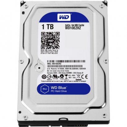 Western Digital Blue 1 TB 3.5-inch PC Hard Drive WD10EZRZ