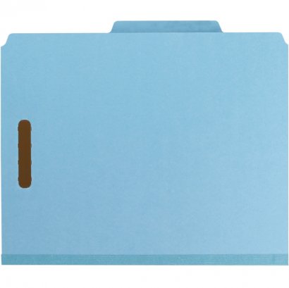 Smead Blue 100% Recycled Pressboard Colored Classification Folders 13721