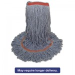 Blue Dust Mop Head, Medium, Looped End BWK503BLNB