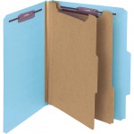 Smead Blue PressGuard Classification File Folder with SafeSHIELD Fasteners 14204