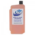Dial Professional Body and Hair Care, Peach, 1 L Refill Cartridge, 8/Carton DIA04029