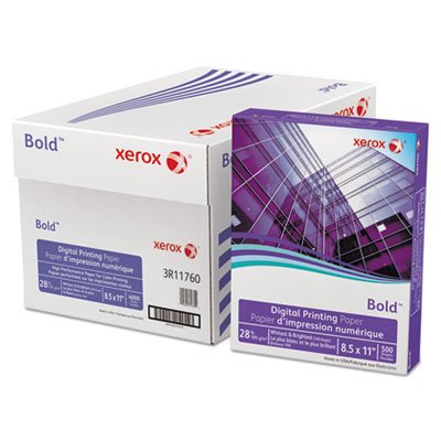 Xerox Bold Digital Printing Paper, 8 1/2 x 11, White, 500 Sheets/RM XER3R11760