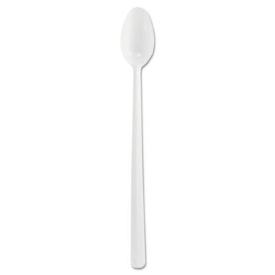 Bonus Polypropylene Utensils, 8", Spoon, White, 1000/Carton DCCSO8BW