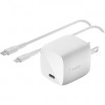 Belkin BOOST↑CHARGE 30W USB-C GaN Wall Charger + USB-C To Lightning Cable WCH001DQ1MWH-B5