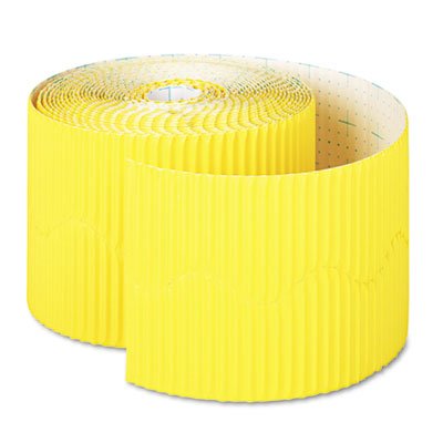 Bordette Decorative Border, 2 1/4" x 50' Roll, Canary PAC37086