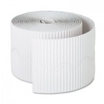 Bordette Decorative Border, 2 1/4" x 50' Roll, White PAC37016