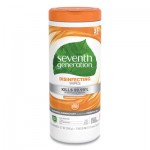 Seventh Generation SEV 22812 Botanical Disinfecting Wipes, 8 x 7, White, 35 Count, 12/Carton SEV22812