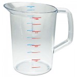 RCP 3218 CLE Bouncer Measuring Cup, 4qt, Clear RCP3218CLE