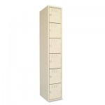 Tennsco Box Compartments, Single Stack, 12w x 18d x 72h, Sand TNNBS6121812ASD