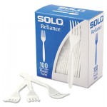SCC RSWFX Boxed Reliance Mediumweight Cutlery, Fork, White, 1000/Carton SCCRSWFX