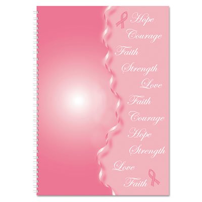 House of Doolittle Breast Cancer Awareness Monthly Planner/Journal, 7 x 10, Pink, 2016 HOD5226