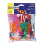 Creativity Street Bright Hues Feather Assortment, Bright Colors, 1 oz Pack CKC4502