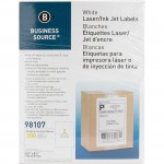 Business Source Bright White Premium-quality Internet Shipping Labels 98107