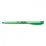 BIC Brite Liner Highlighter, Chisel Tip, Fluorescent Green Ink, Dozen BICBL11GN