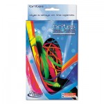 Alliance Brites Pic-Pac Rubber Bands, Blue/Orange/Yellow/Lime/Purple/Pink, 1-1/2-oz Box ALL07706