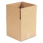 UNV166173 Brown Corrugated - Cubed Fixed-Depth Shipping Boxes, 10l x 10w x 10h, 25/Bundle UFS101010