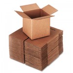 UNV166899 Brown Corrugated - Cubed Fixed-Depth Shipping Boxes, 6l x 6w x 6h, 25/Bundle UFS666