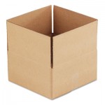 UNV166538 Brown Corrugated - Fixed-Depth Shipping Boxes, 12l x 12w x 6h, 25/Bundle UFS12126