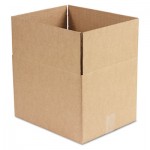 UNV166183 Brown Corrugated - Fixed-Depth Shipping Boxes, 15l x 12w x 10h, 25/Bundle UFS151210